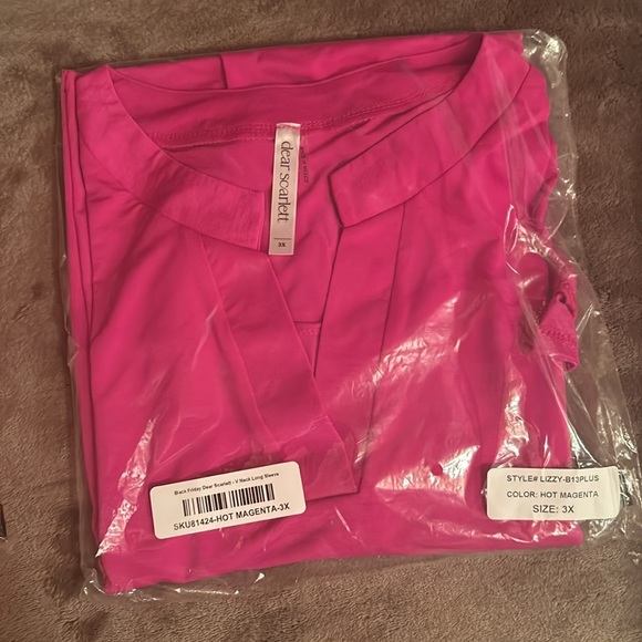 NEW-Purple|Non Wrinkle Shirts|Dear Scarlett|Size M & Xl left - Picture 7 of 8